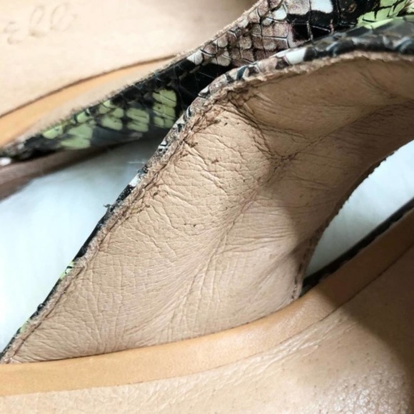 Madewell Slide Sandal in Snake Embossed Leather - Picture 8 of 12